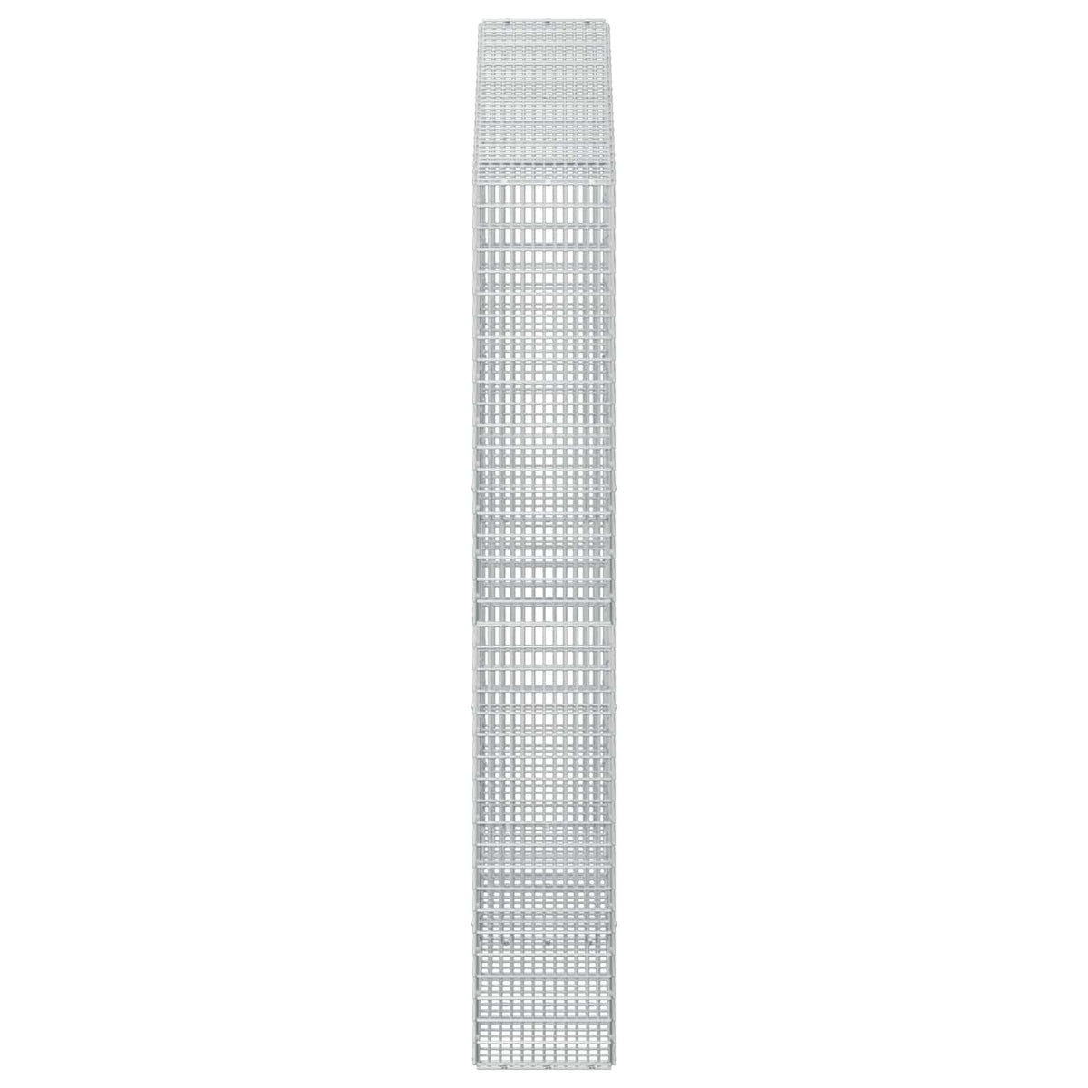 vidaXL Gabion z drutu 3,5 mm i siatką 5x2,5 cm 200x30x200 cm