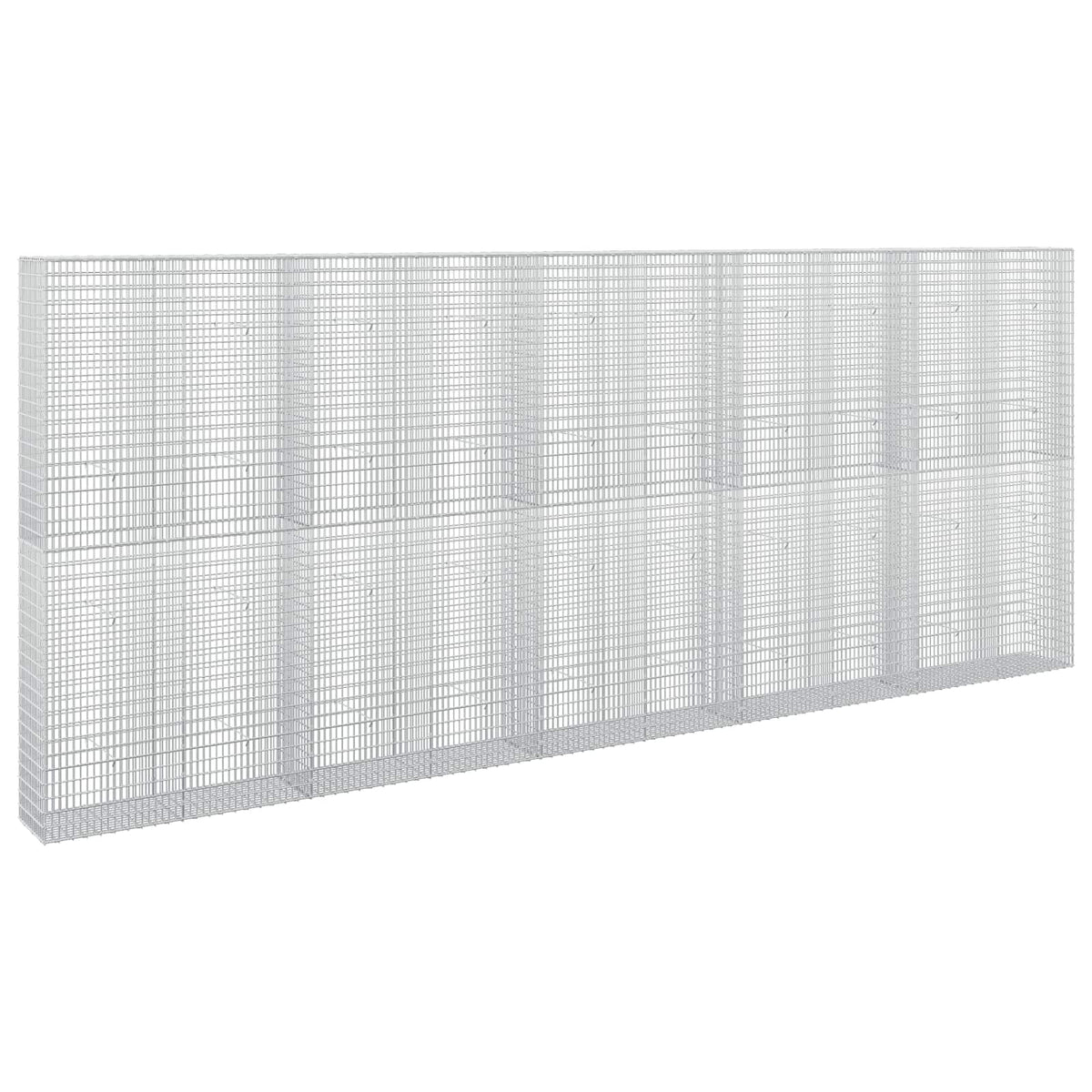 vidaXL Gabion z drutu 3,5 mm i siatką 5x2,5 cm 500x30x200 cm