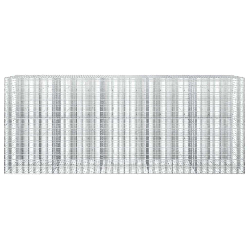 vidaXL Gabion z drutu 3,5 mm i siatką 5x2,5 cm 500x30x200 cm