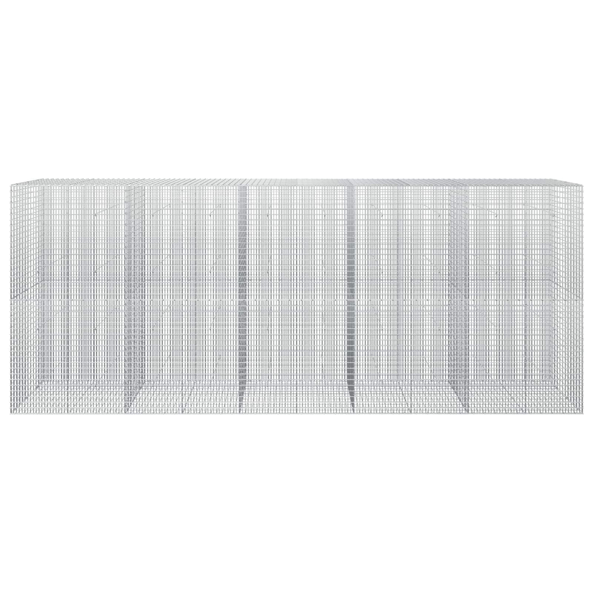 vidaXL Gabion z drutu 3,5 mm i siatką 5x2,5 cm 500x30x200 cm