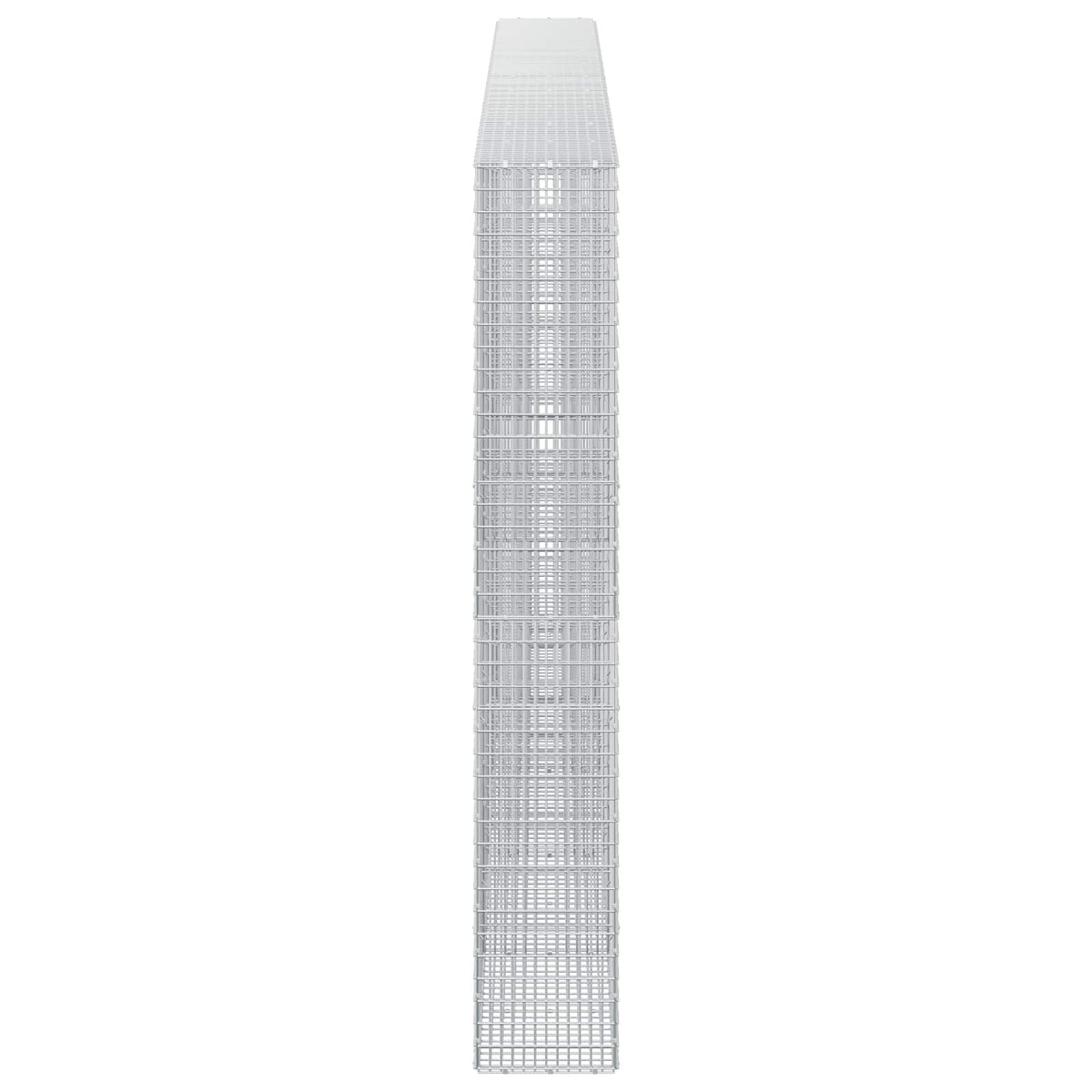 vidaXL Gabion z drutu 3,5 mm i siatką 5x2,5 cm 500x30x200 cm