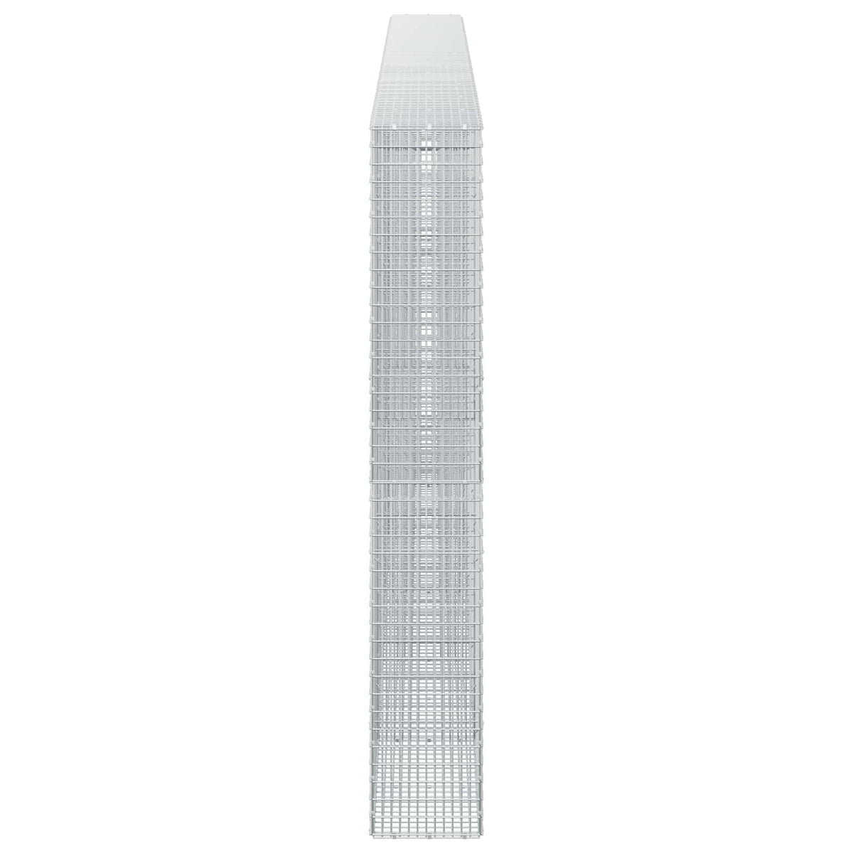 vidaXL Gabion z drutu 3,5 mm i siatką 5x2,5 cm 550x30x200 cm