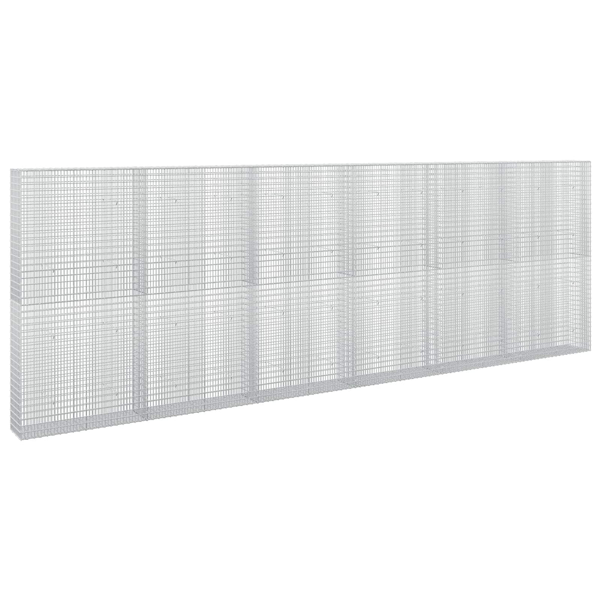 vidaXL Gabion z drutu 3,5 mm i siatką 5x2,5 cm 600x30x200 cm