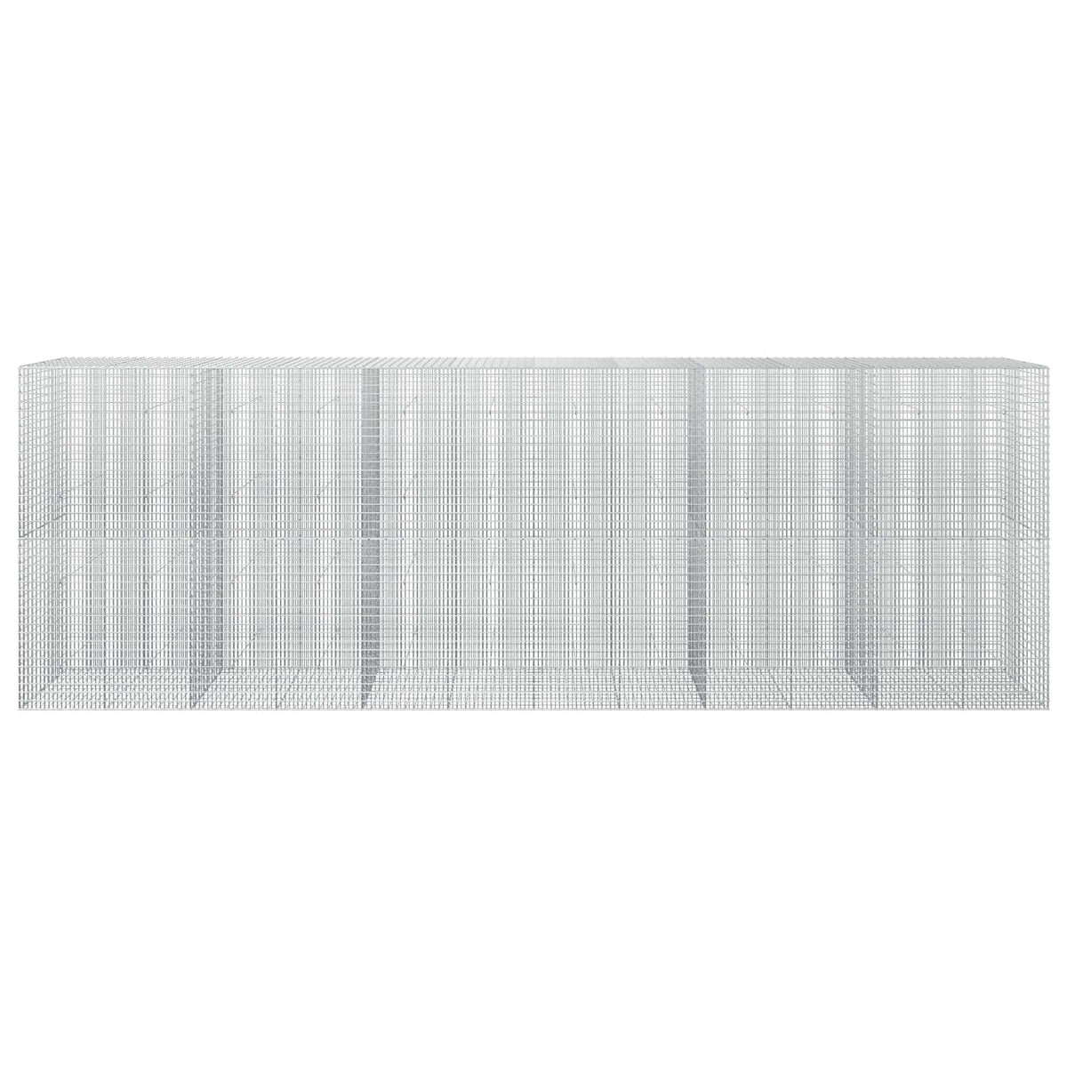 vidaXL Gabion z drutu 3,5 mm i siatką 5x2,5 cm 600x30x200 cm