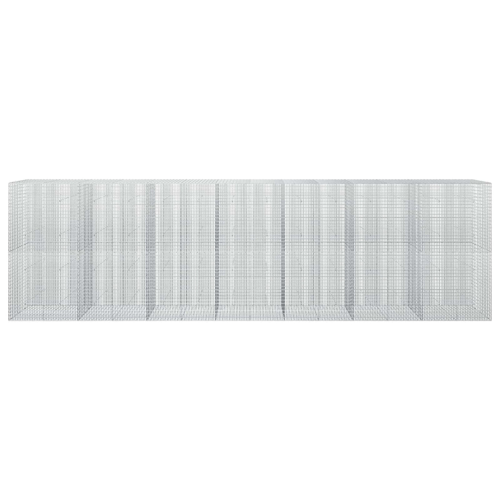 vidaXL Gabion z drutu 3,5 mm i siatką 5x2,5 cm 700x30x200 cm