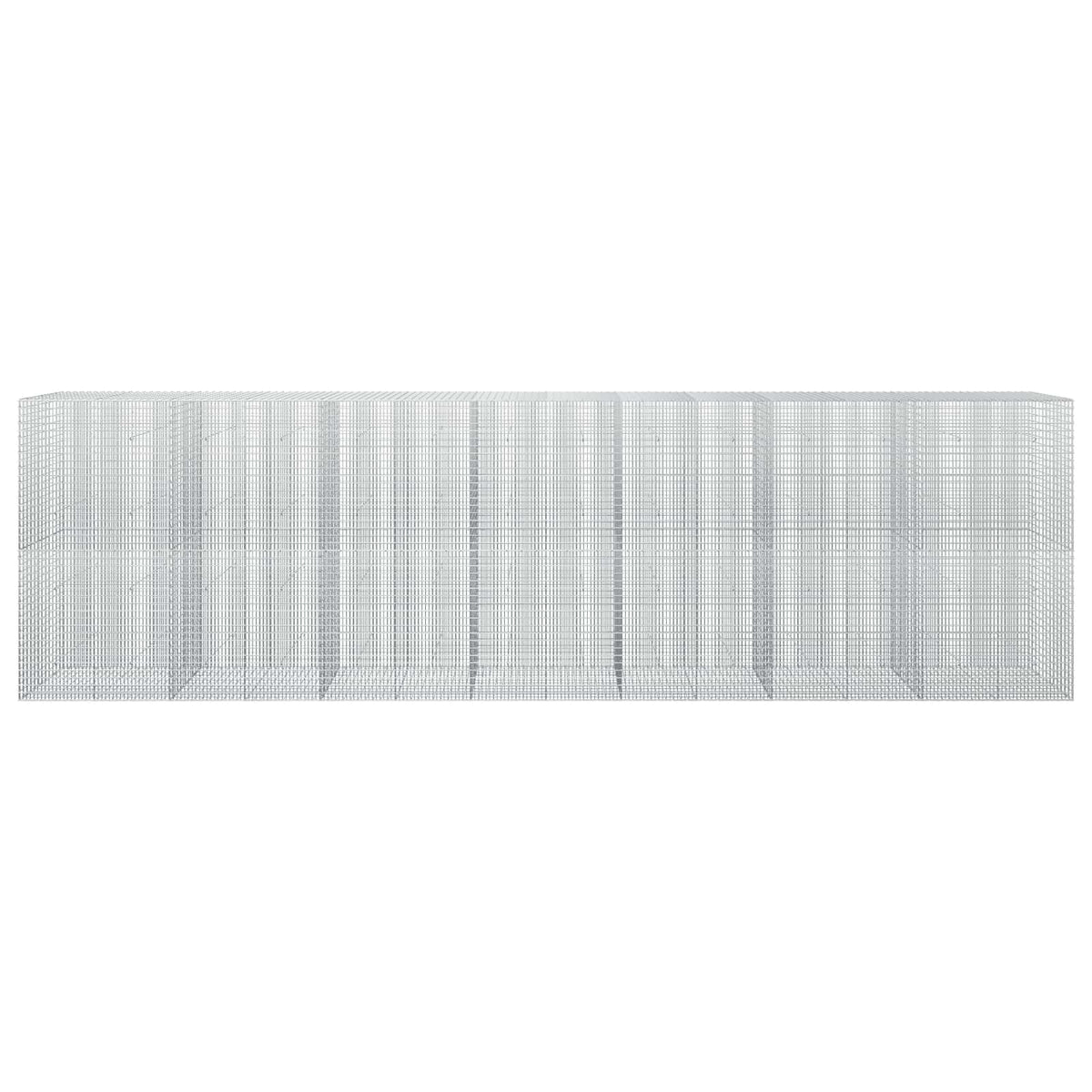 vidaXL Gabion z drutu 3,5 mm i siatką 5x2,5 cm 700x30x200 cm