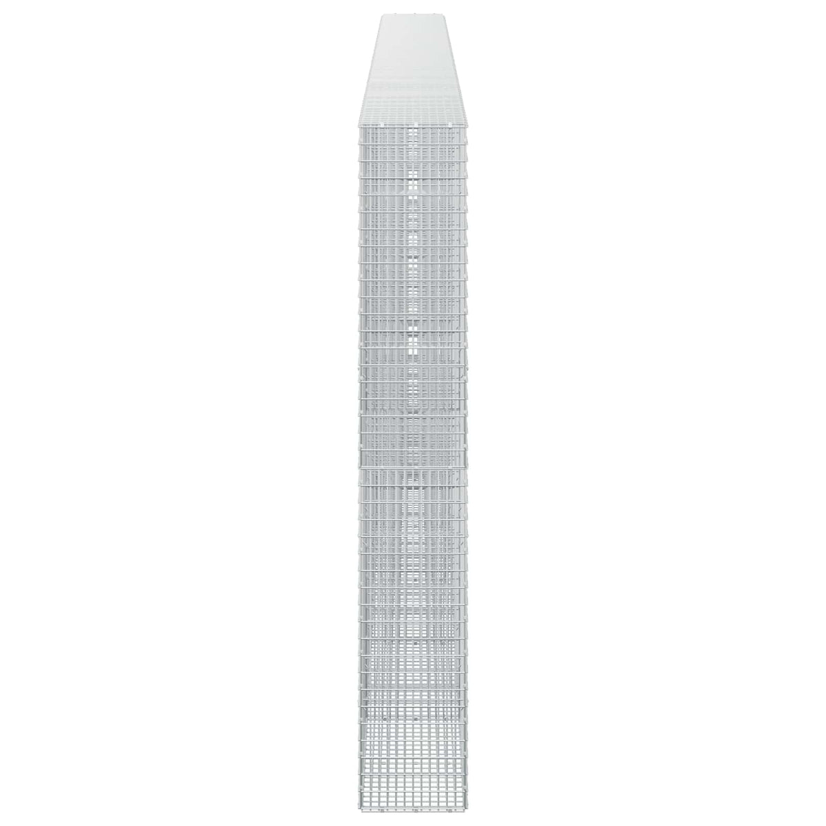 vidaXL Gabion z drutu 3,5 mm i siatką 5x2,5 cm 700x30x200 cm