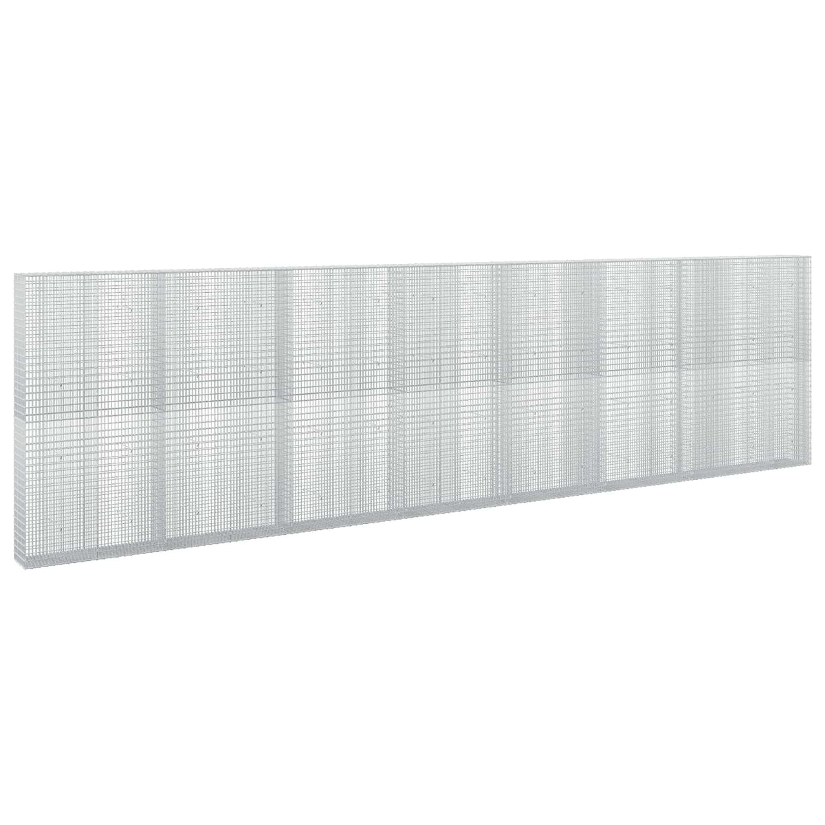 vidaXL Gabion z drutu 3,5 mm i siatką 5x2,5 cm 750x30x200 cm