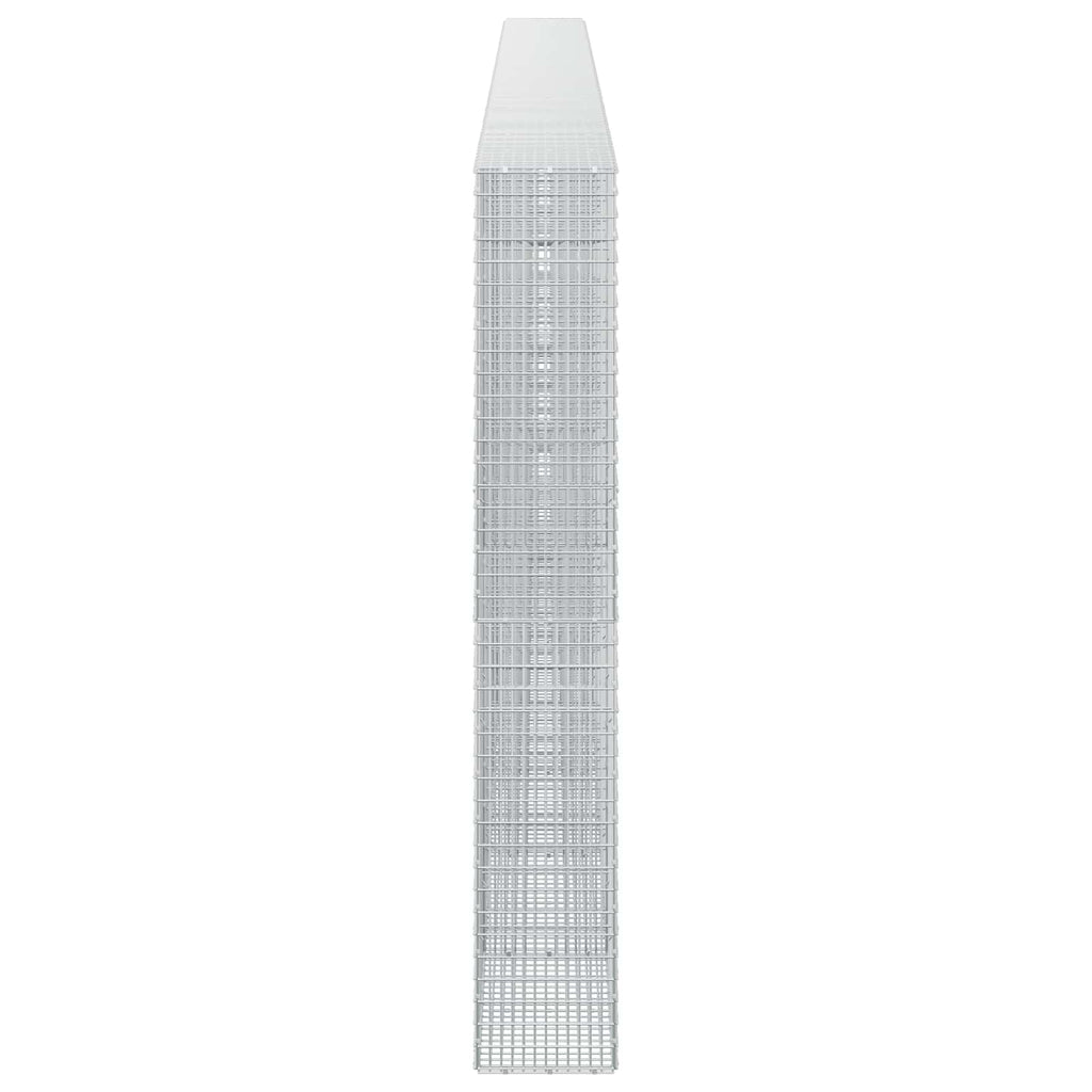 vidaXL Gabion z drutu 3,5 mm i siatką 5x2,5 cm 750x30x200 cm