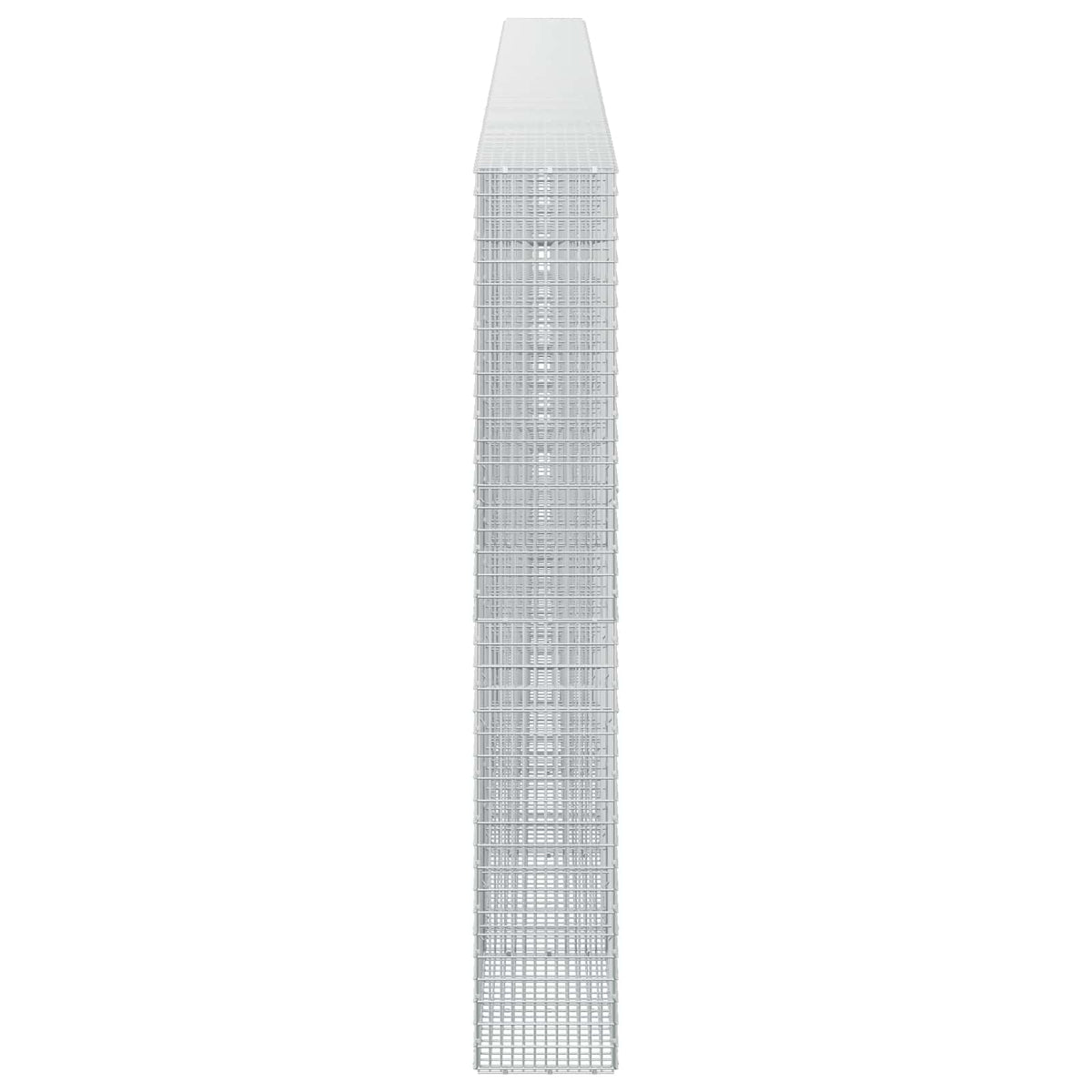 vidaXL Gabion z drutu 3,5 mm i siatką 5x2,5 cm 750x30x200 cm