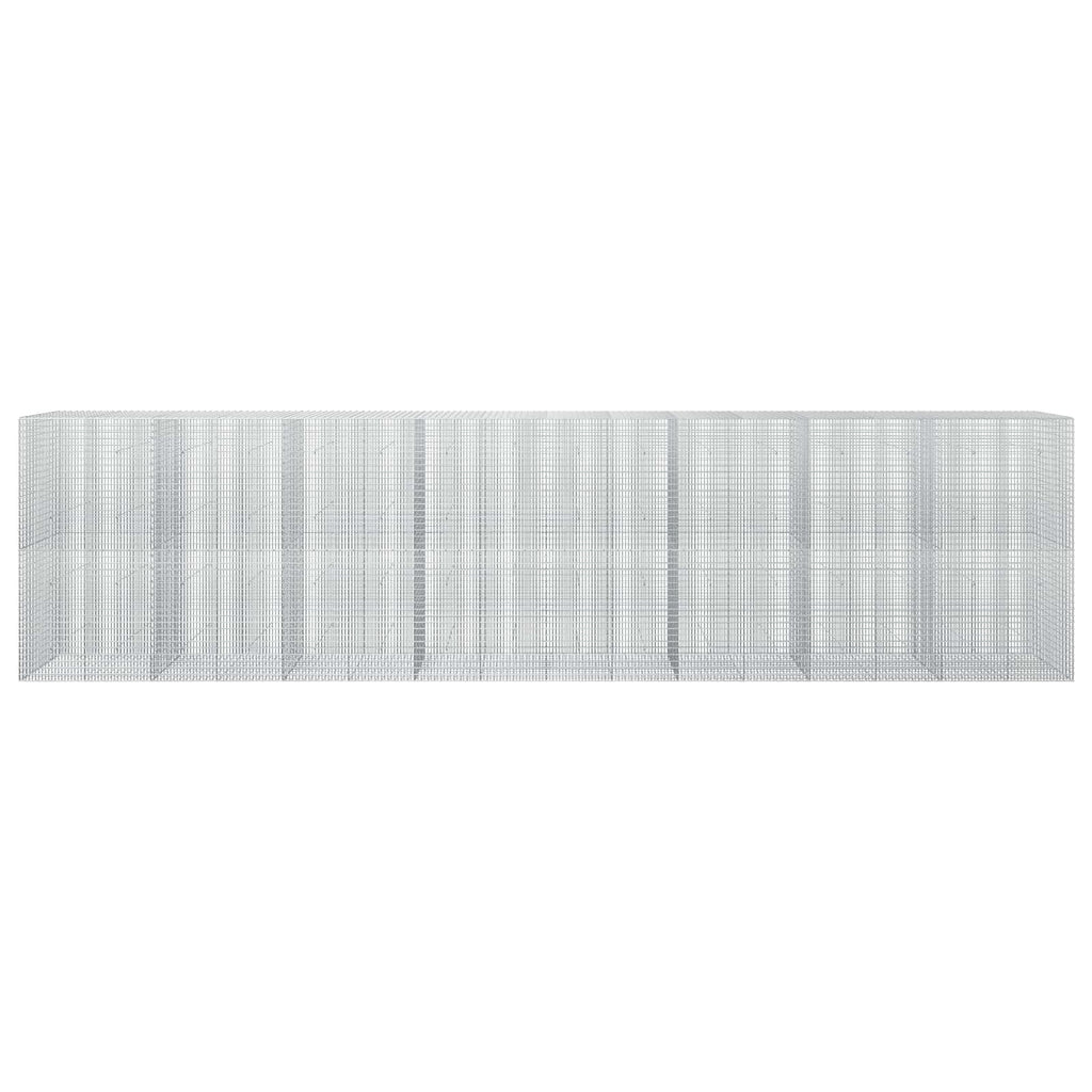 vidaXL Gabion z drutu 3,5 mm i siatką 5x2,5 cm 800x30x200 cm