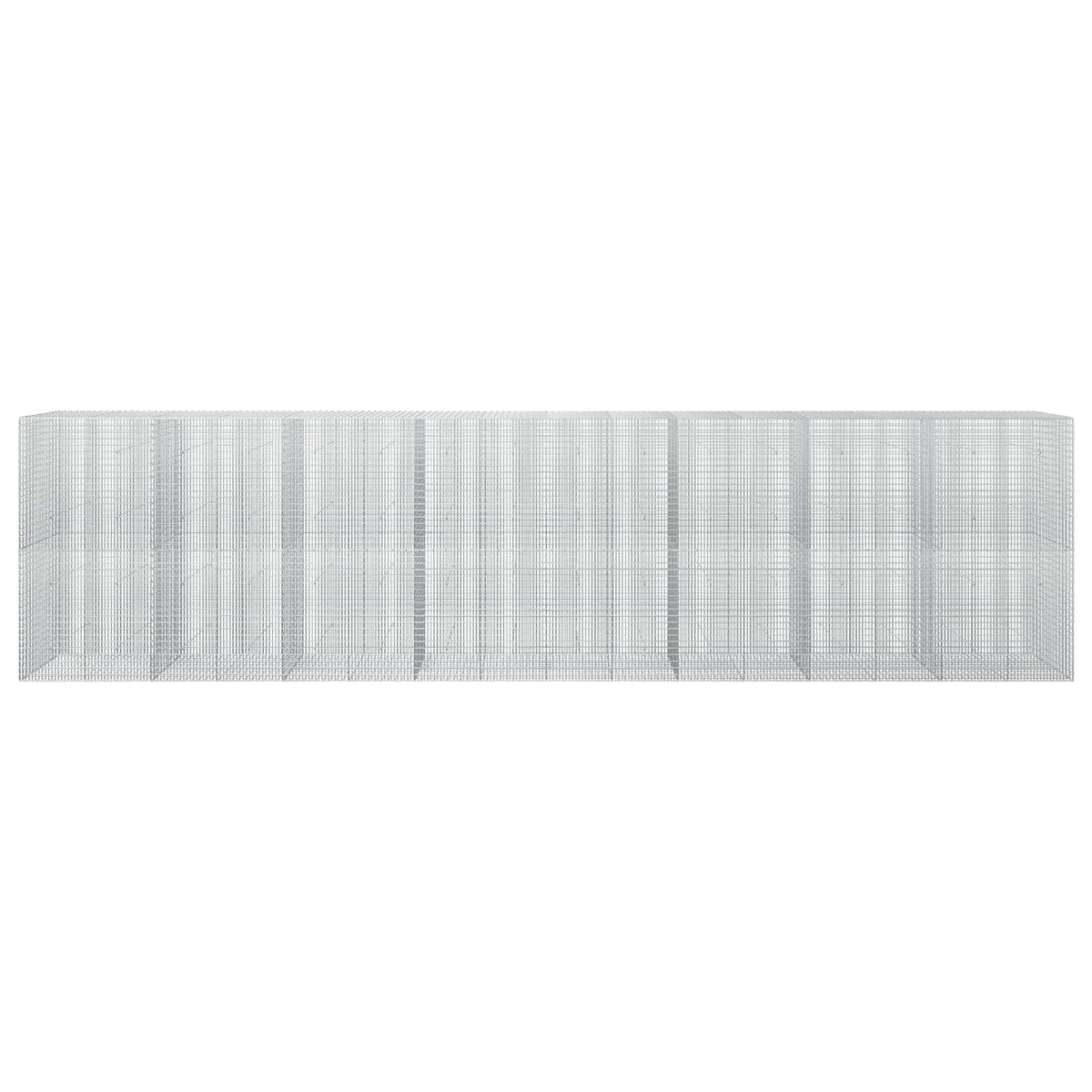 vidaXL Gabion z drutu 3,5 mm i siatką 5x2,5 cm 800x30x200 cm
