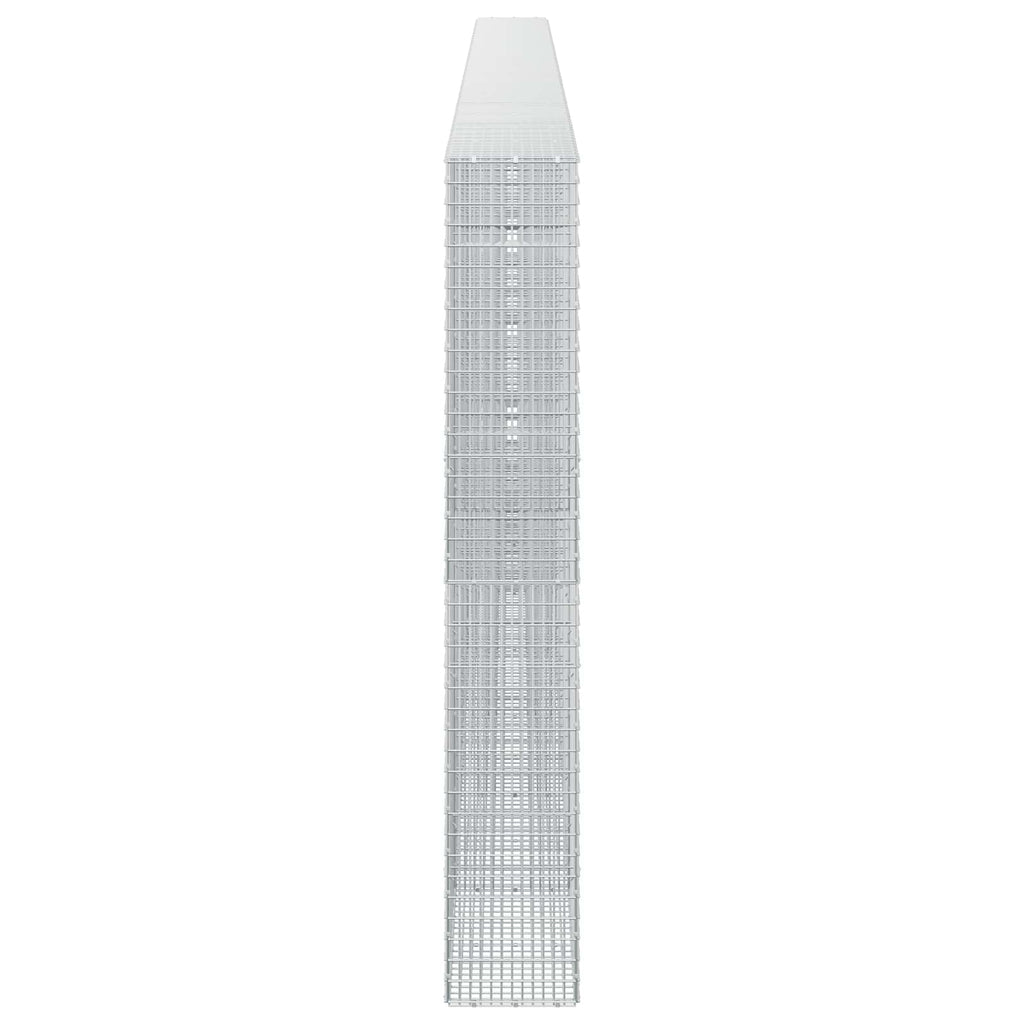vidaXL Gabion z drutu 3,5 mm i siatką 5x2,5 cm 800x30x200 cm