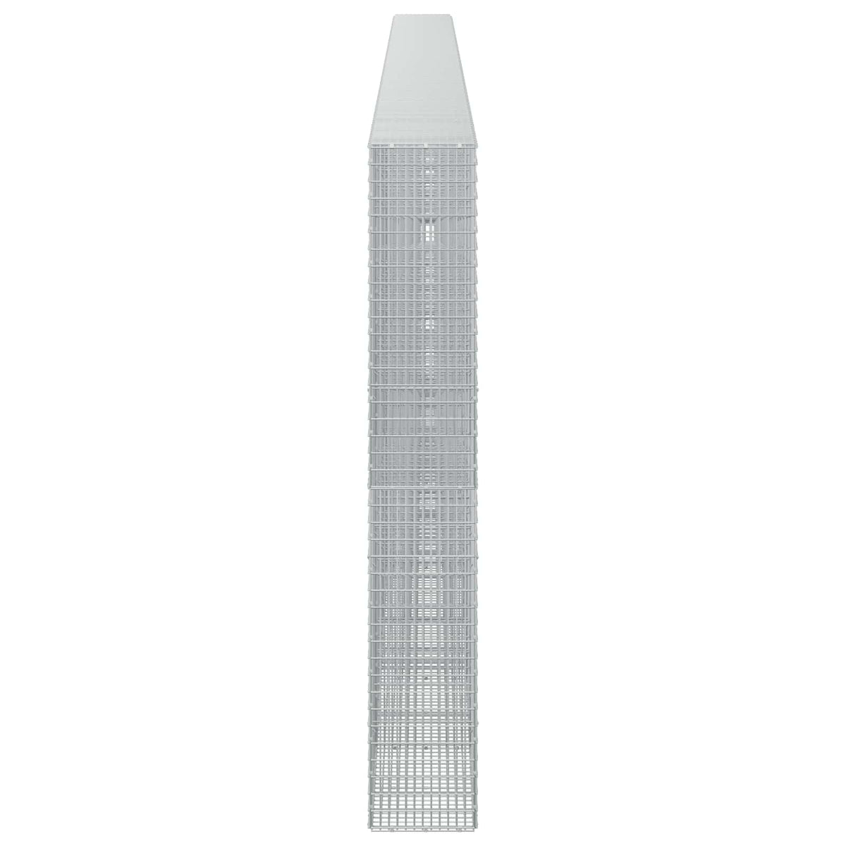 vidaXL Gabion z drutu 3,5 mm i siatką 5x2,5 cm 950x30x200 cm