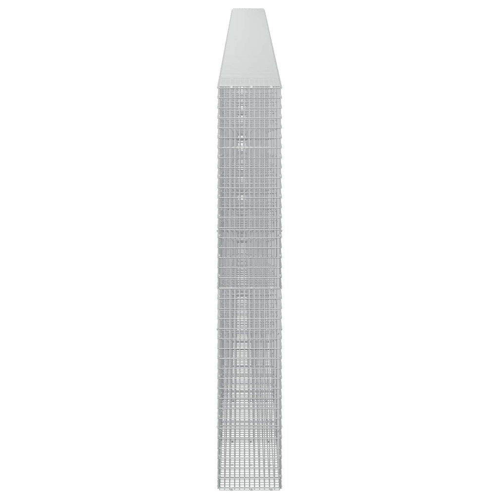 vidaXL Gabion z drutu 3,5 mm i siatką 5x2,5 cm 1050x30x200 cm