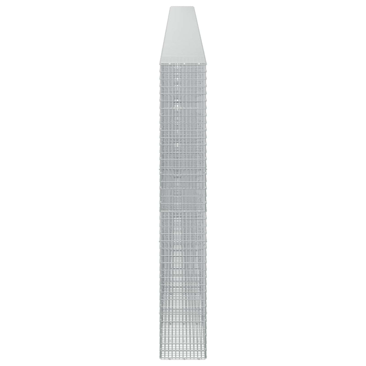vidaXL Gabion z drutu 3,5 mm i siatką 5x2,5 cm 1050x30x200 cm