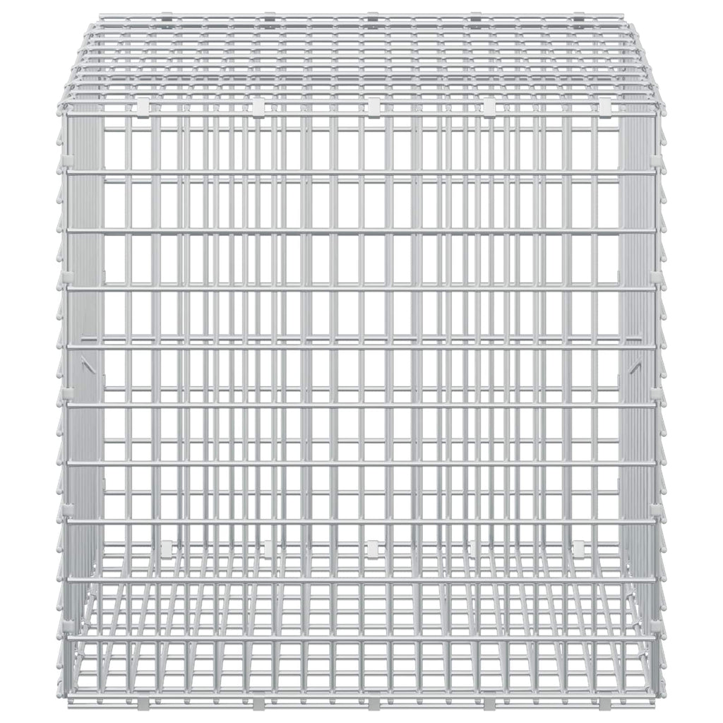vidaXL Gabion z drutu 3,5 mm i siatką 5x2,5 cm 50x50x50 cm