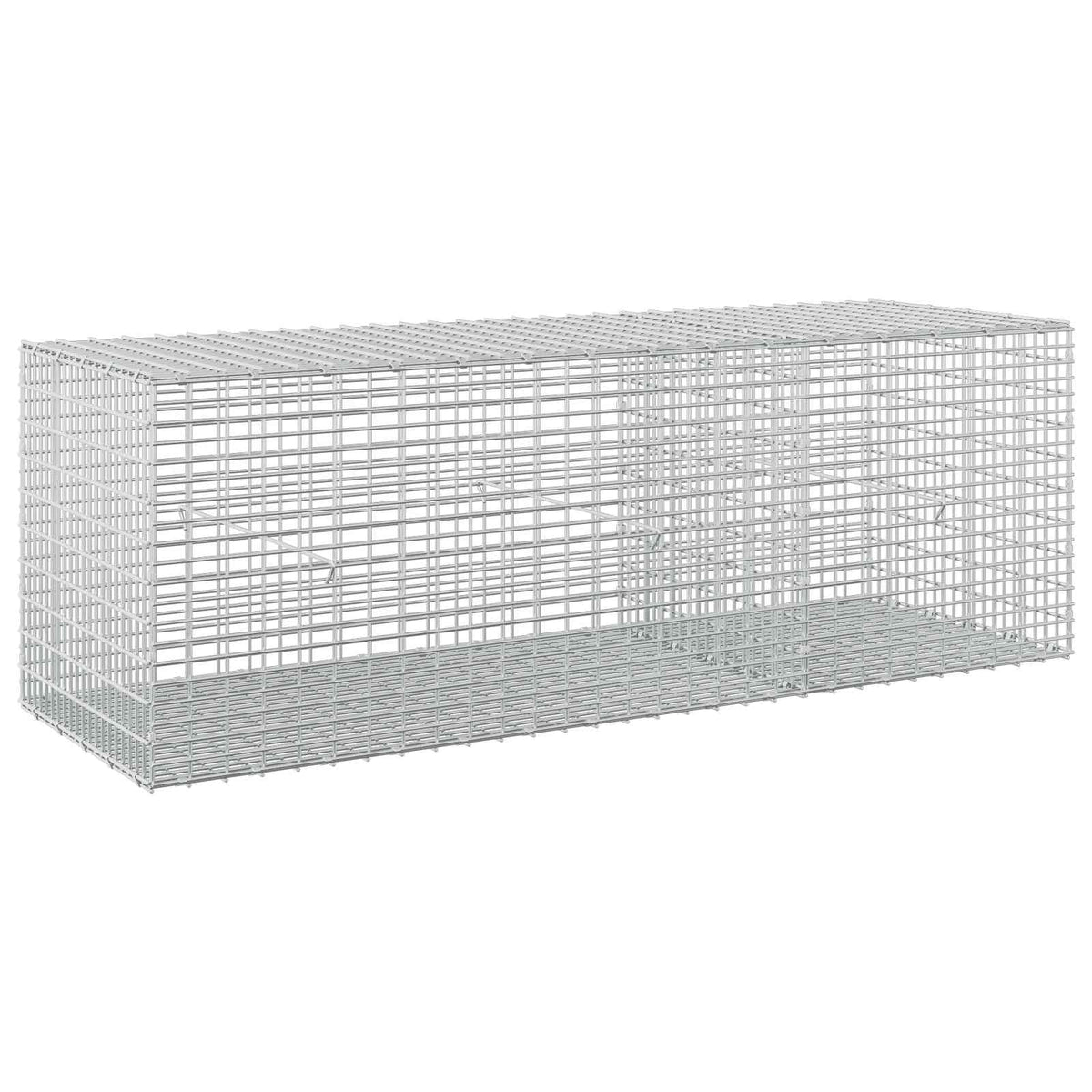 vidaXL Gabion z drutu 3,5 mm i siatką 5x2,5 cm 150x50x50 cm