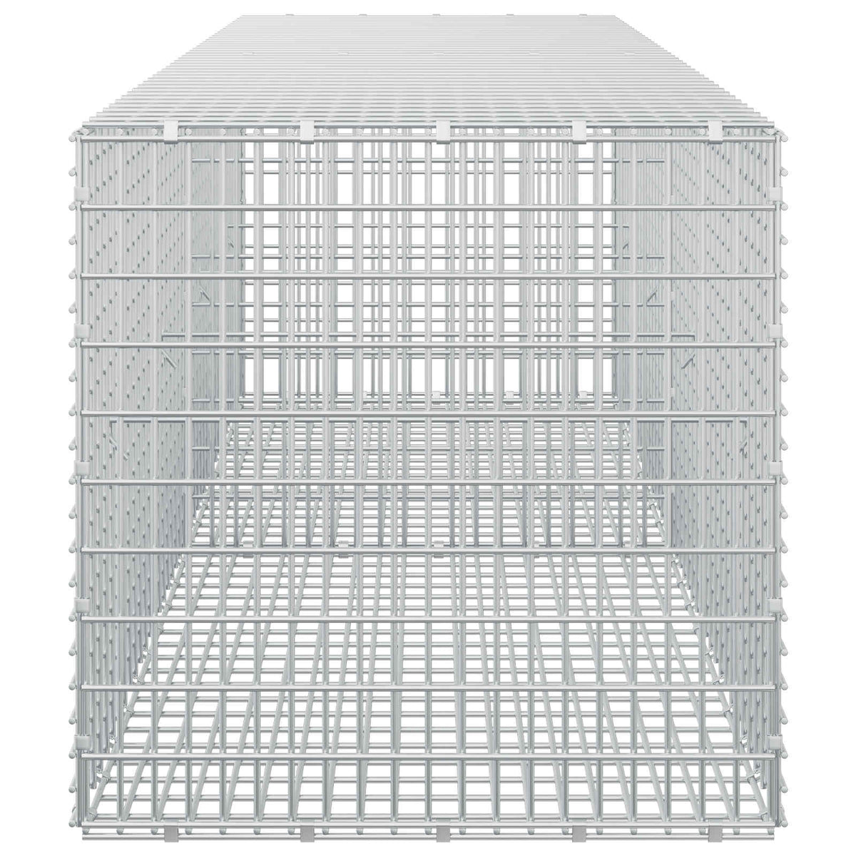 vidaXL Gabion z drutu 3,5 mm i siatką 5x2,5 cm 200x50x50 cm