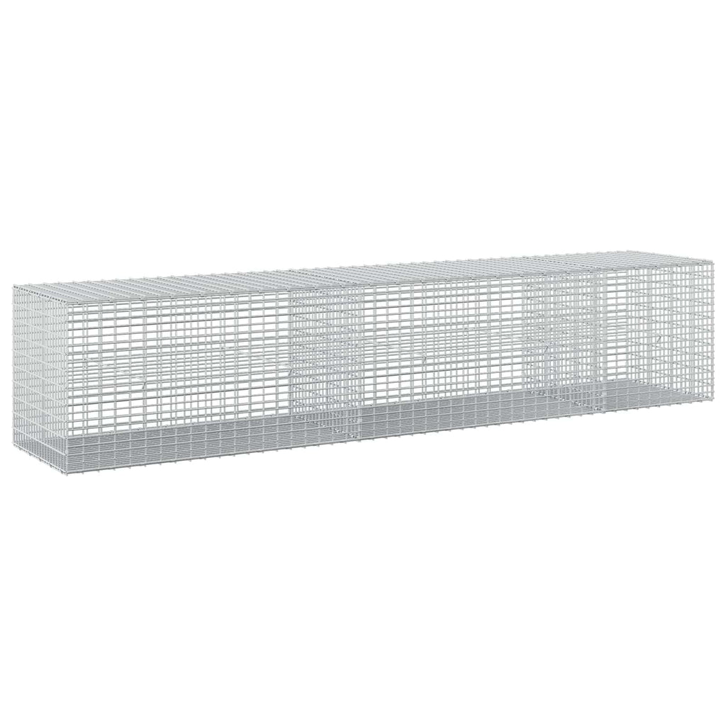 vidaXL Gabion z drutu 3,5 mm i siatką 5x2,5 cm 250x50x50 cm