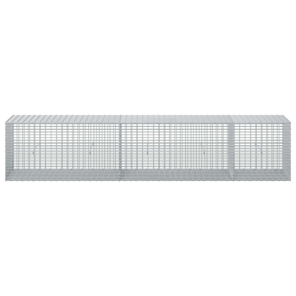 vidaXL Gabion z drutu 3,5 mm i siatką 5x2,5 cm 250x50x50 cm
