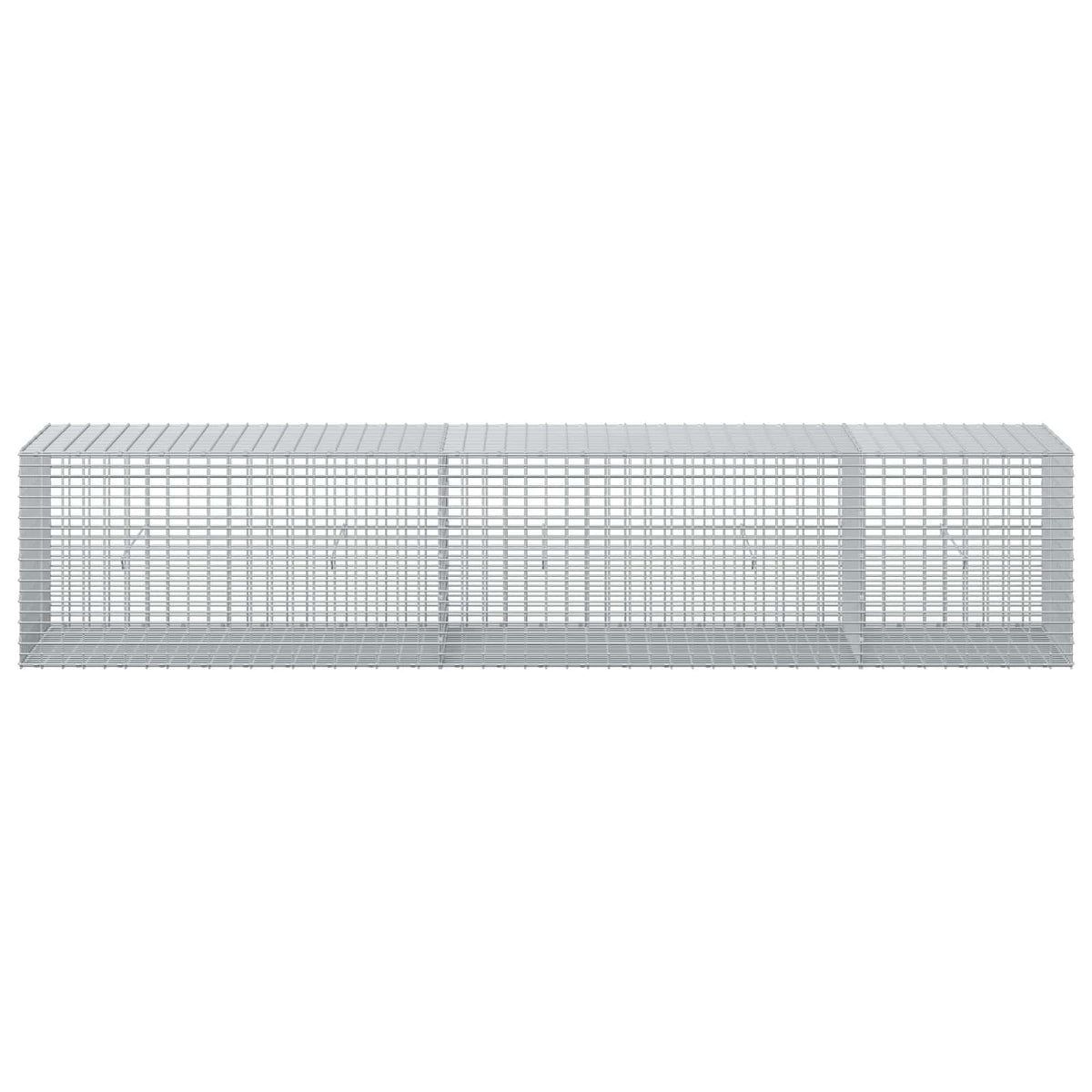 vidaXL Gabion z drutu 3,5 mm i siatką 5x2,5 cm 250x50x50 cm