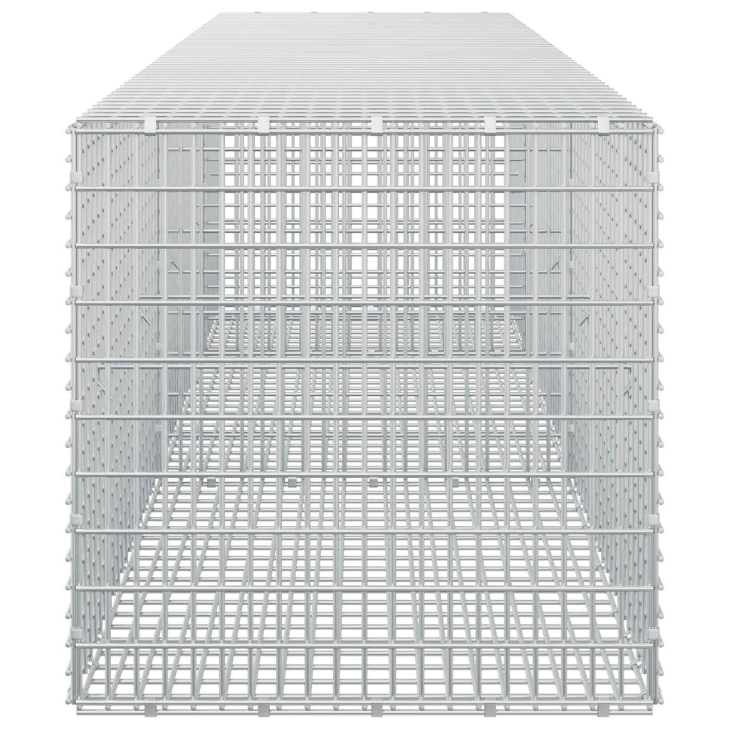 vidaXL Gabion z drutu 3,5 mm i siatką 5x2,5 cm 250x50x50 cm