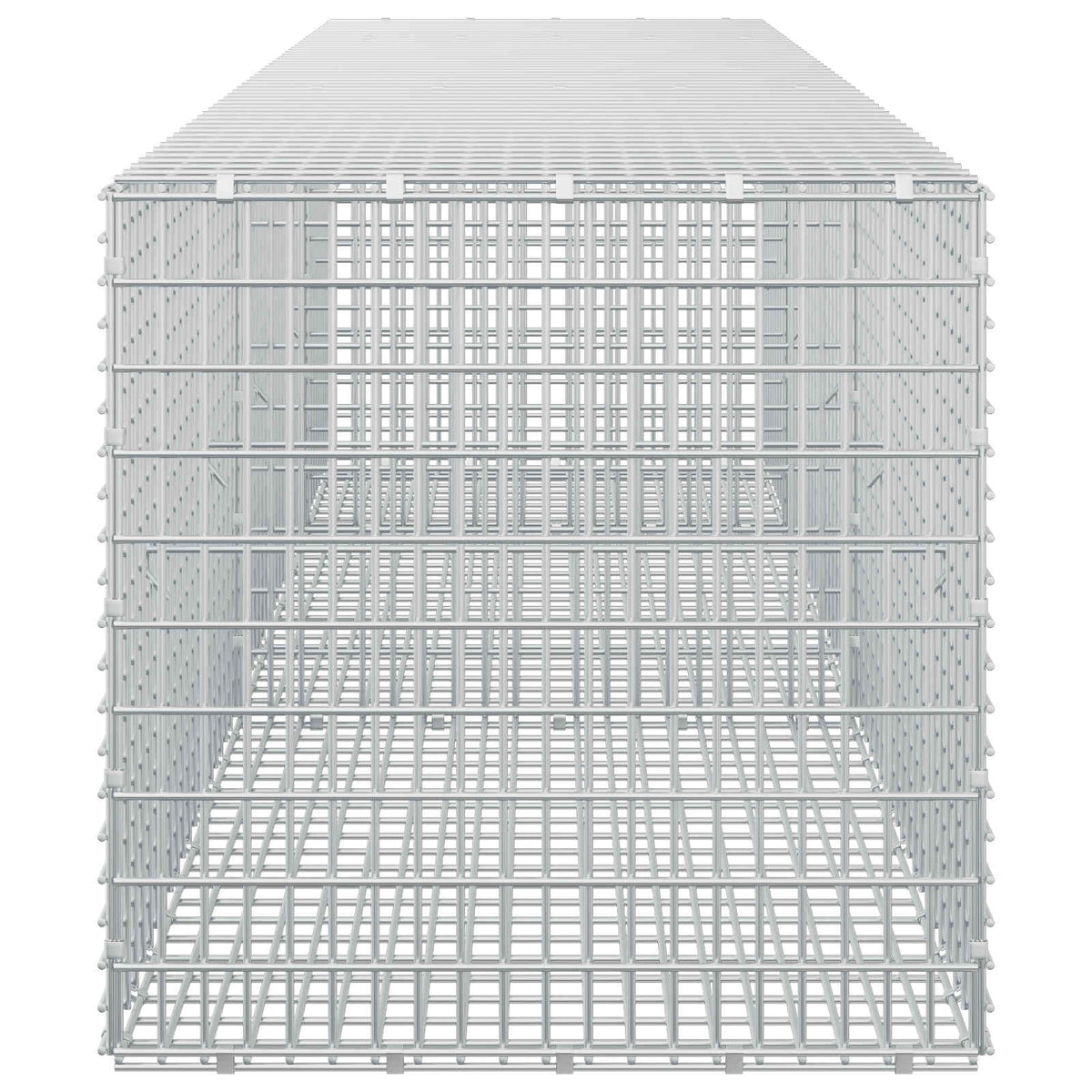vidaXL Gabion z drutu 3,5 mm i siatką 5x2,5 cm 250x50x50 cm