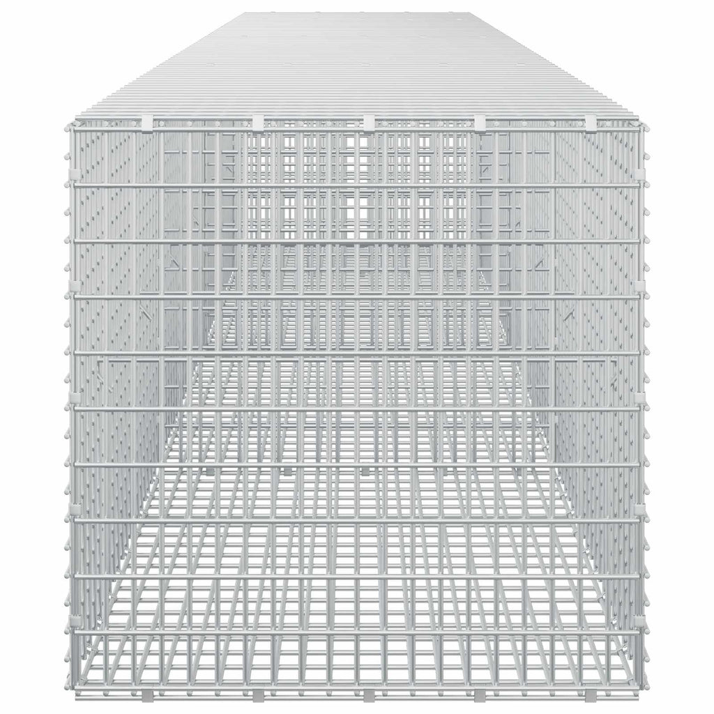 vidaXL Gabion z drutu 3,5 mm i siatką 5x2,5 cm 350x50x50 cm