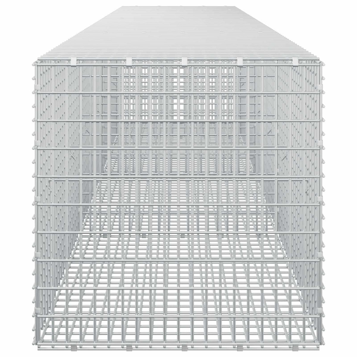 vidaXL Gabion z drutu 3,5 mm i siatką 5x2,5 cm 350x50x50 cm