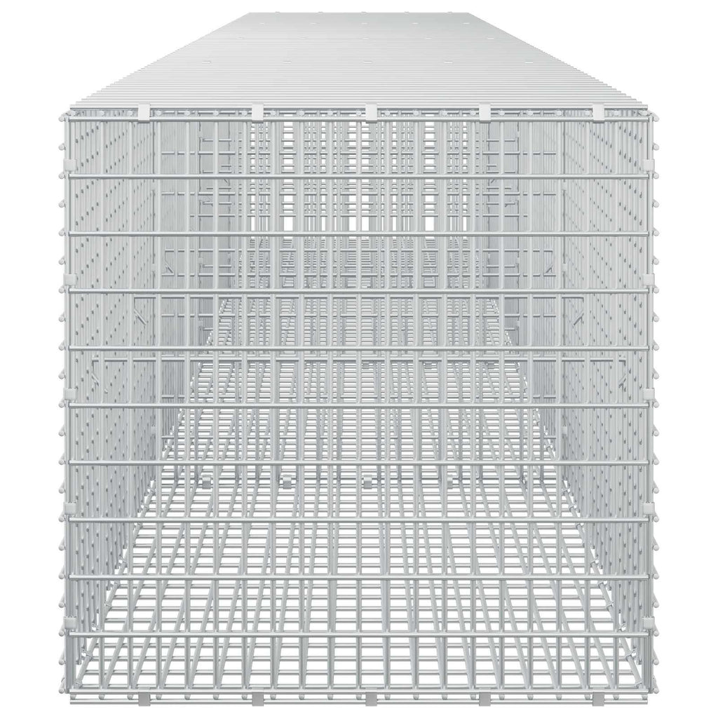 vidaXL Gabion z drutu 3,5 mm i siatką 5x2,5 cm 400x50x50 cm