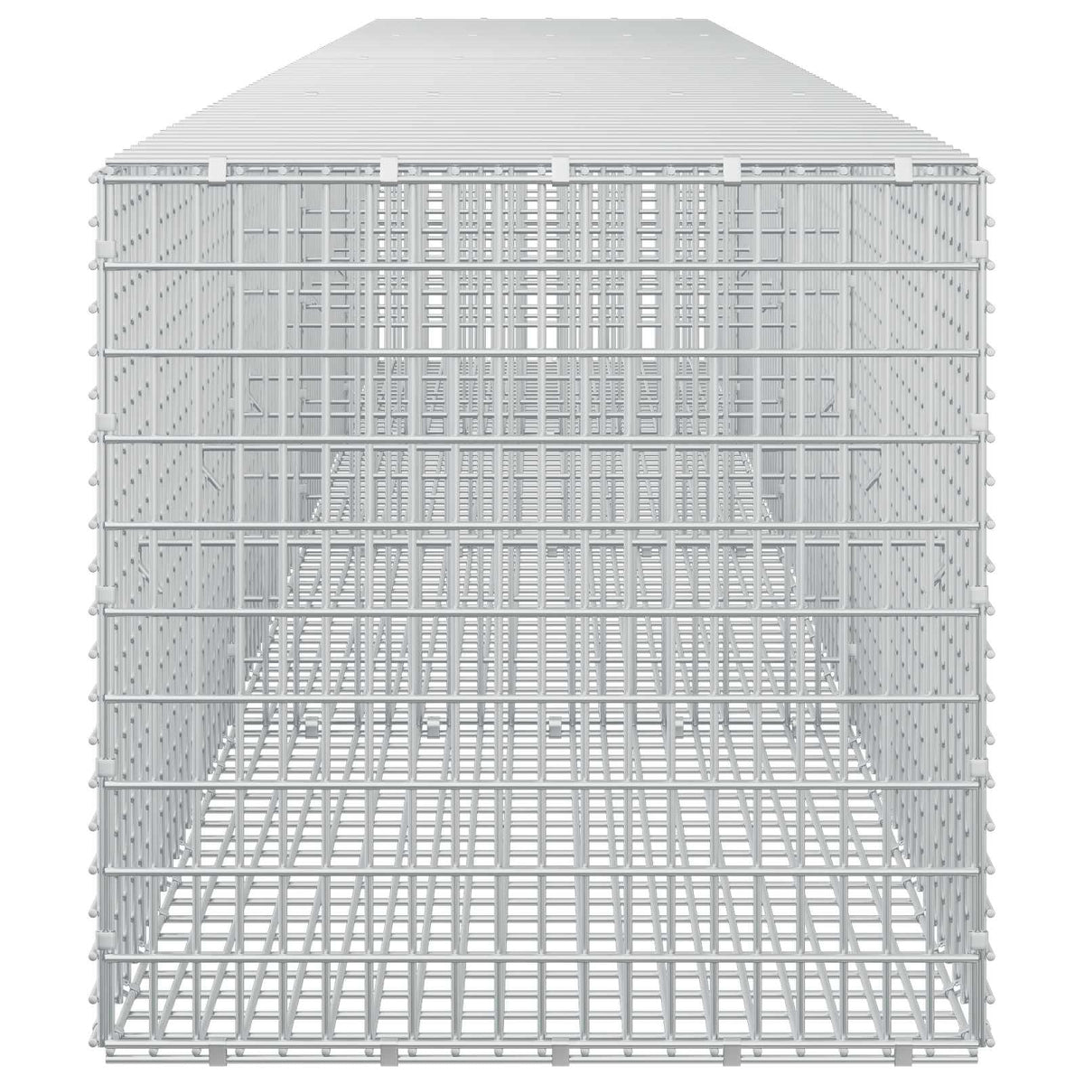 vidaXL Gabion z drutu 3,5 mm i siatką 5x2,5 cm 400x50x50 cm