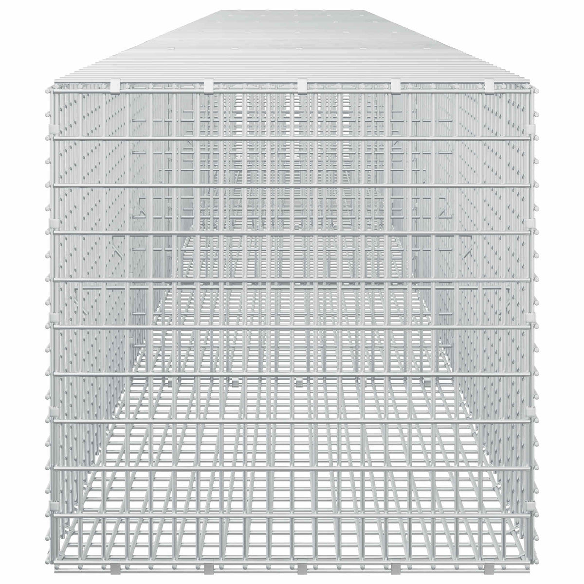 vidaXL Gabion z drutu 3,5 mm i siatką 5x2,5 cm 500x50x50 cm