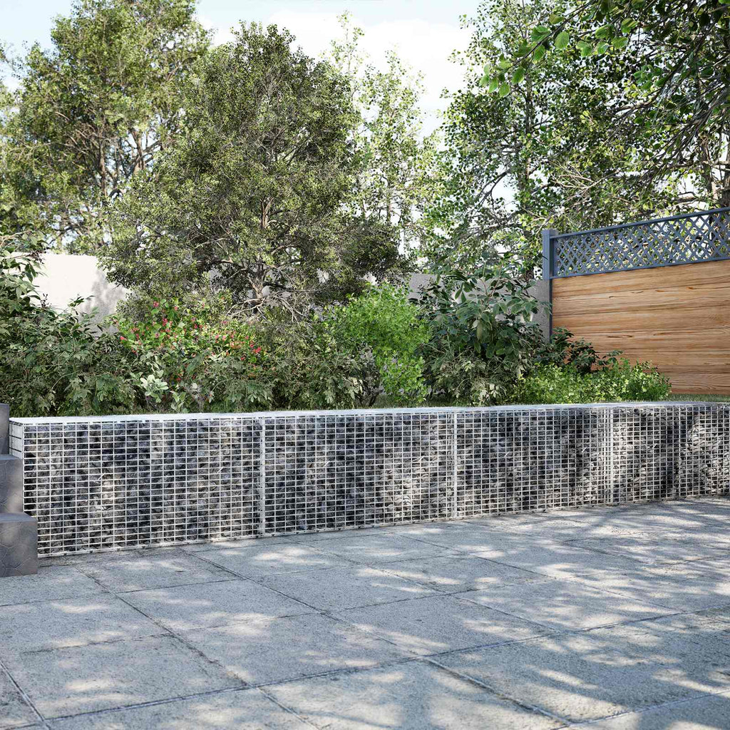 vidaXL Gabion z drutu 3,5 mm i siatką 5x2,5 cm 800x50x50 cm