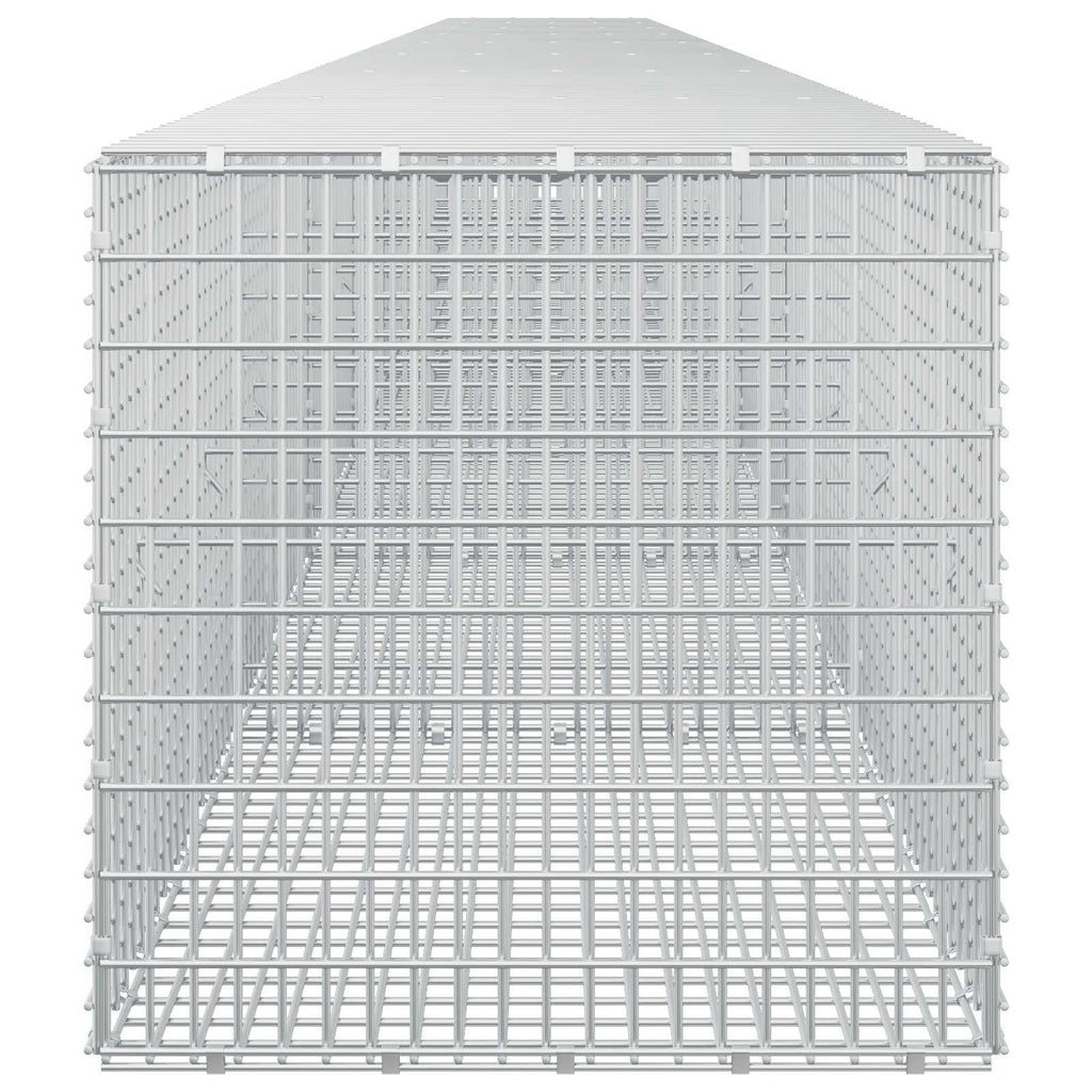 vidaXL Gabion z drutu 3,5 mm i siatką 5x2,5 cm 800x50x50 cm