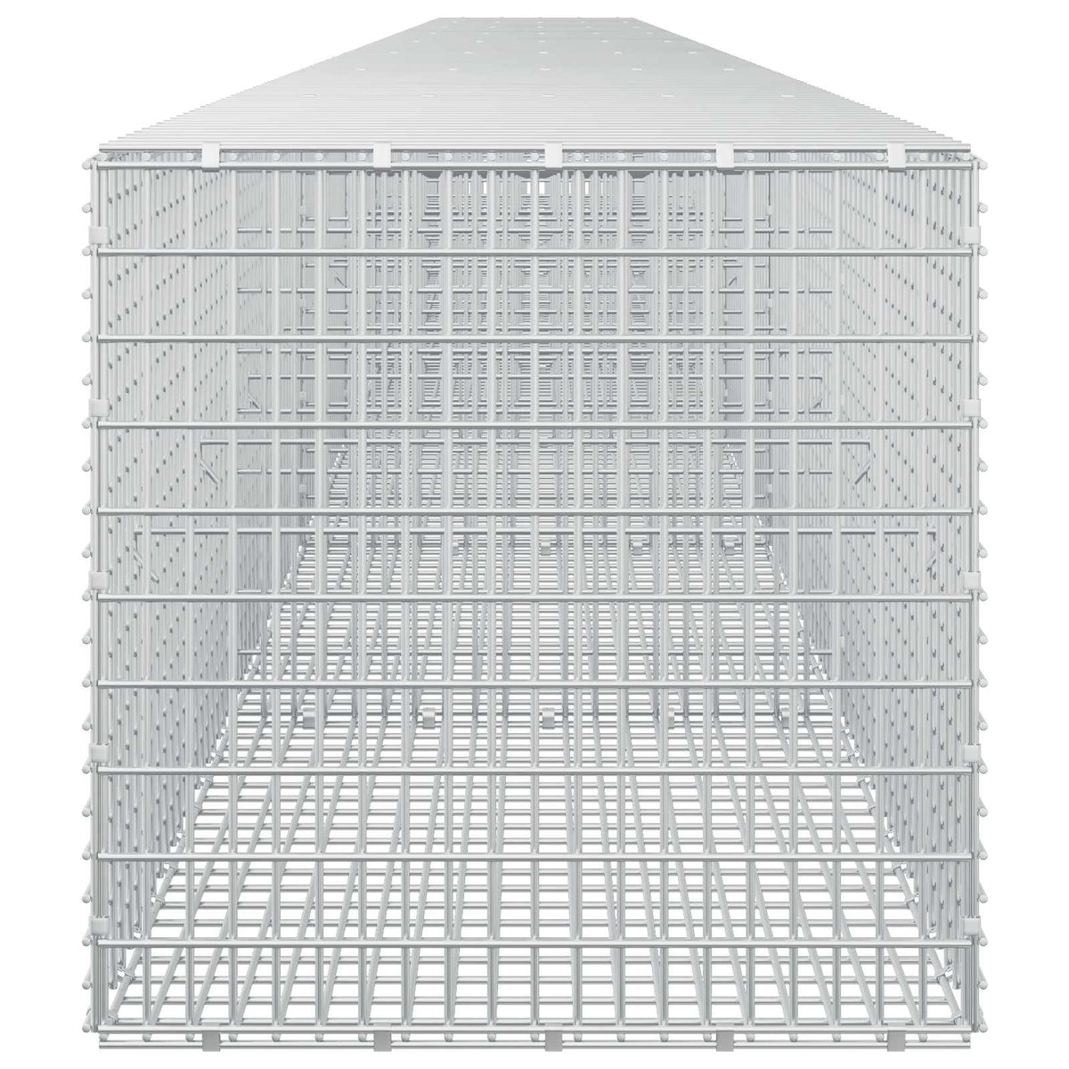 vidaXL Gabion z drutu 3,5 mm i siatką 5x2,5 cm 800x50x50 cm