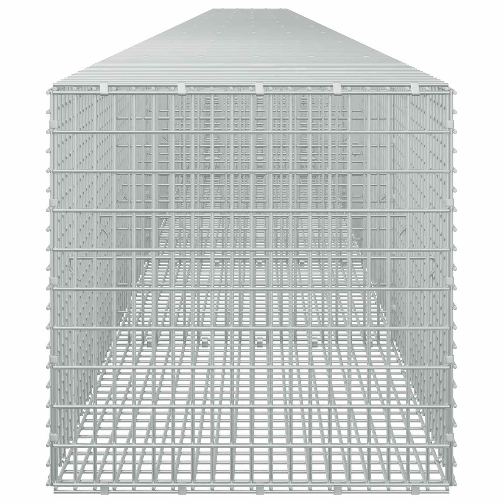 vidaXL Gabion z drutu 3,5 mm i siatką 5x2,5 cm 1050x50x50 cm