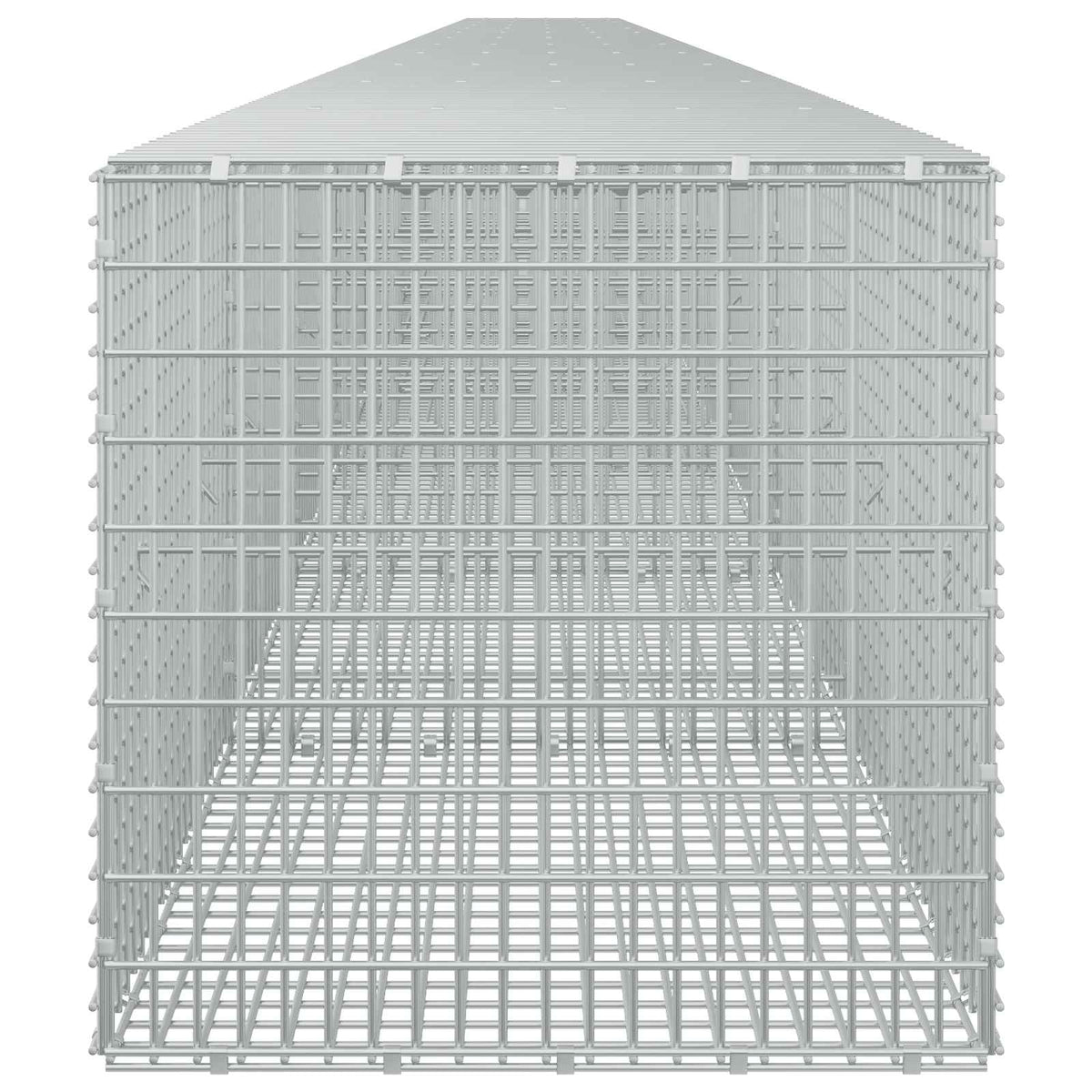 vidaXL Gabion z drutu 3,5 mm i siatką 5x2,5 cm 1150x50x50 cm