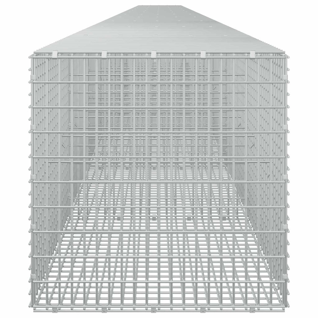 vidaXL Gabion z drutu 3,5 mm i siatką 5x2,5 cm 1200x50x50 cm