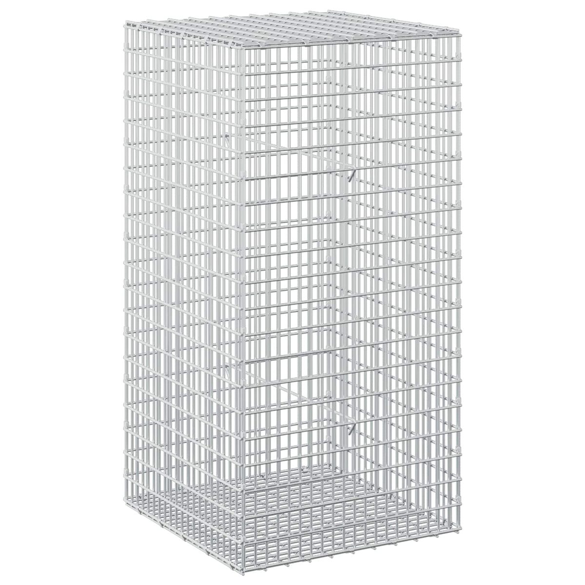 vidaXL Gabion z drutu 3,5 mm i siatką 5x2,5 cm 50x50x100 cm