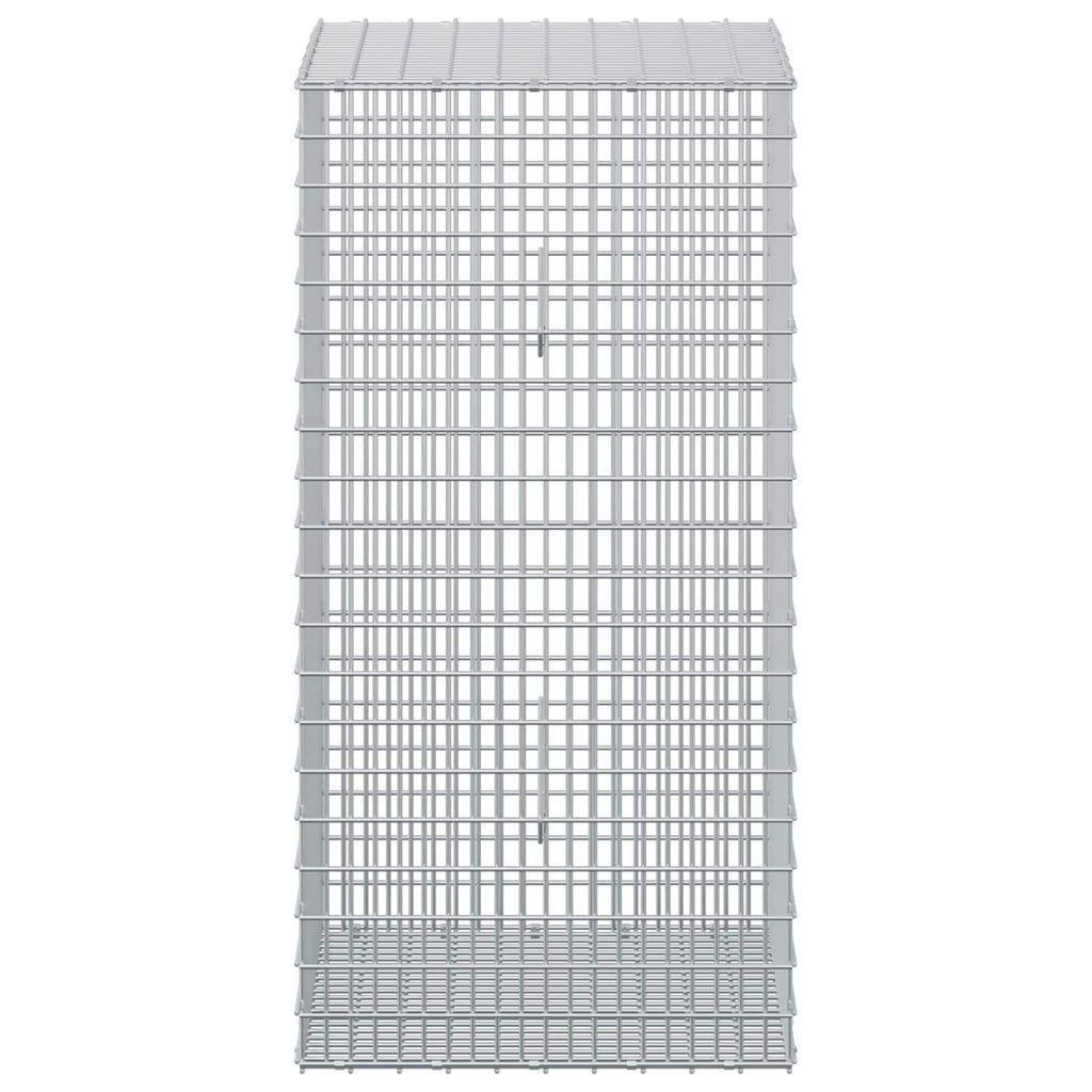 vidaXL Gabion z drutu 3,5 mm i siatką 5x2,5 cm 50x50x100 cm