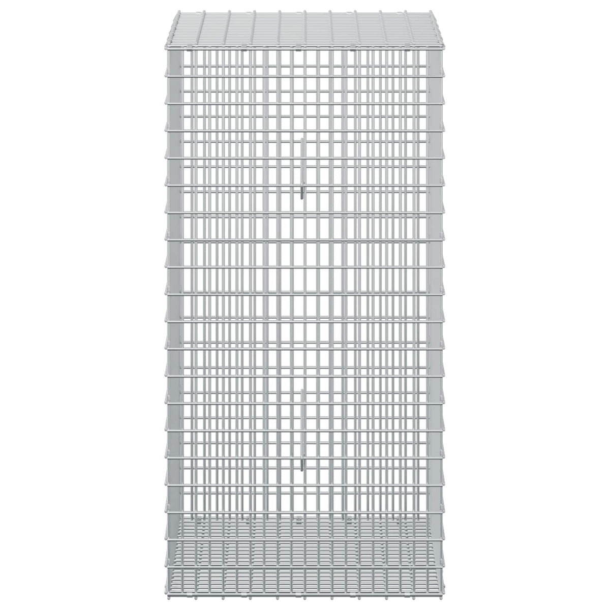 vidaXL Gabion z drutu 3,5 mm i siatką 5x2,5 cm 50x50x100 cm