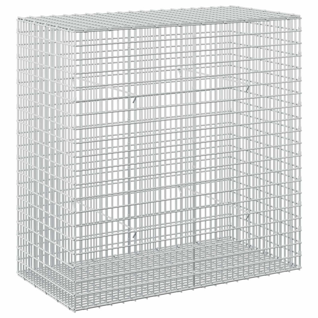 vidaXL Gabion z drutu 3,5 mm i siatką 5x2,5 cm 100x50x100 cm