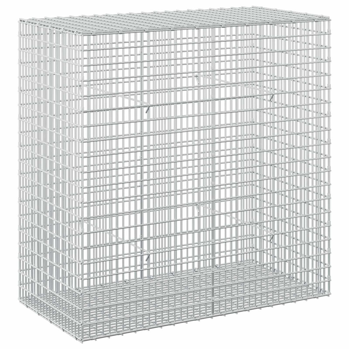 vidaXL Gabion z drutu 3,5 mm i siatką 5x2,5 cm 100x50x100 cm