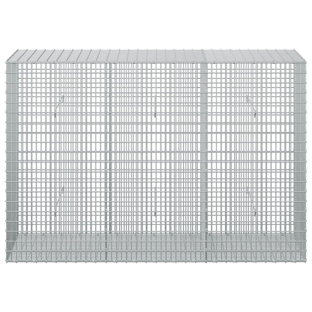 vidaXL Gabion z drutu 3,5 mm i siatką 5x2,5 cm 150x50x100 cm