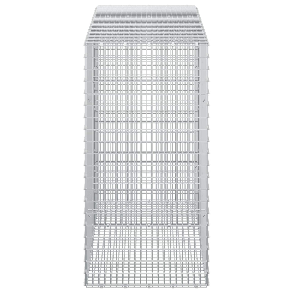 vidaXL Gabion z drutu 3,5 mm i siatką 5x2,5 cm 150x50x100 cm