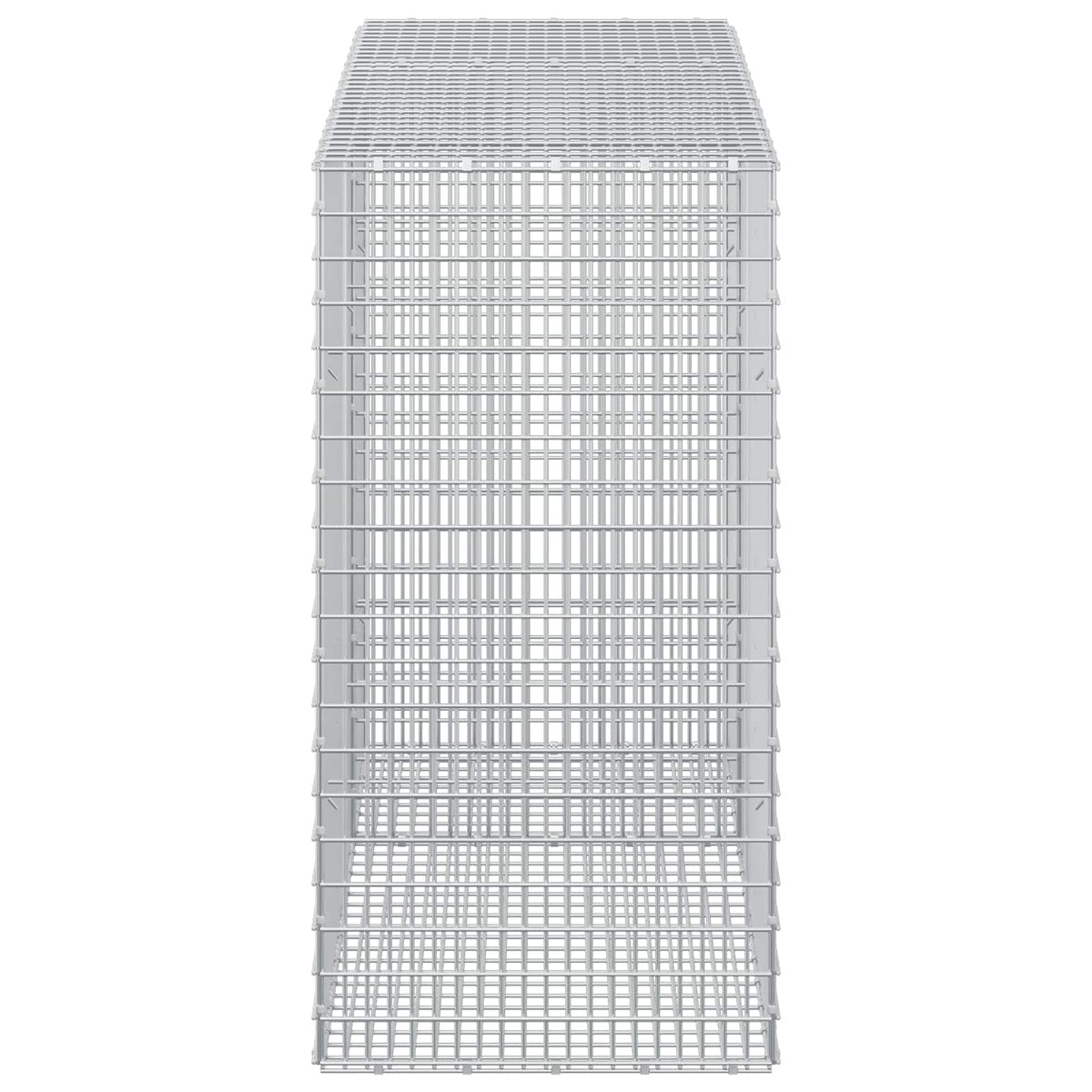 vidaXL Gabion z drutu 3,5 mm i siatką 5x2,5 cm 150x50x100 cm
