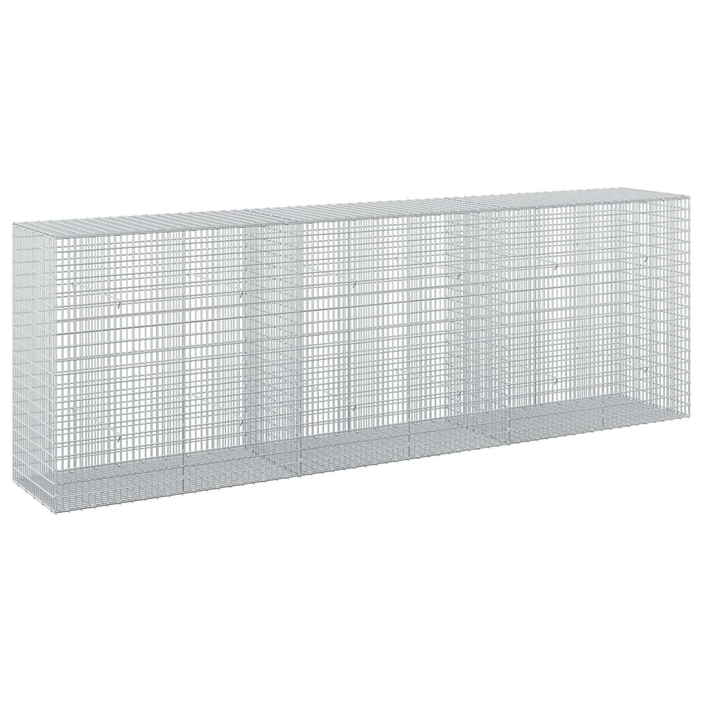 vidaXL Gabion z drutu 3,5 mm i siatką 5x2,5 cm 300x50x100 cm