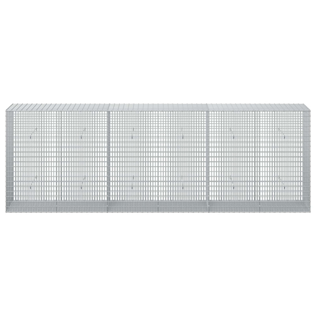 vidaXL Gabion z drutu 3,5 mm i siatką 5x2,5 cm 300x50x100 cm