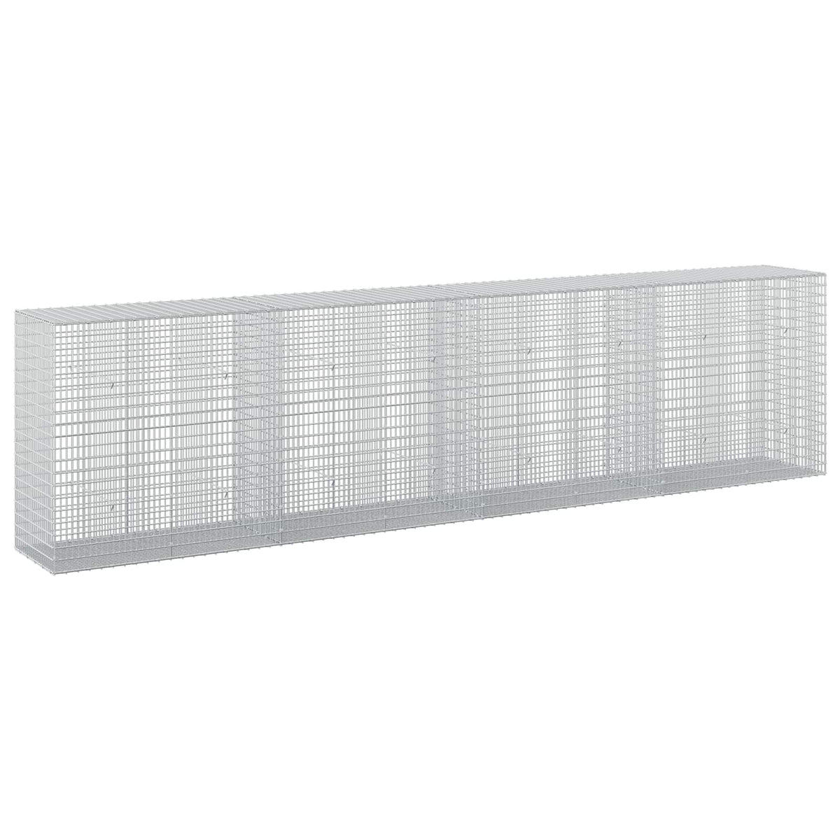 vidaXL Gabion z drutu 3,5 mm i siatką 5x2,5 cm 400x50x100 cm